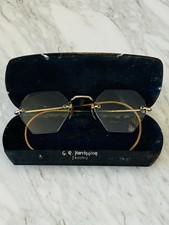 Antique Rimless Eyeglasses 1/10 12k Gold Filled
