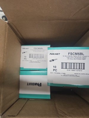 Panduit FSCM5BL Optic Connector SC Multimode (3 Boxes 30 Piece Total 