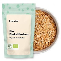 (15,80 Eur/Kg) 500G Bio Dinkelflocken Vollkorn, Ohne ZusäTze Bio