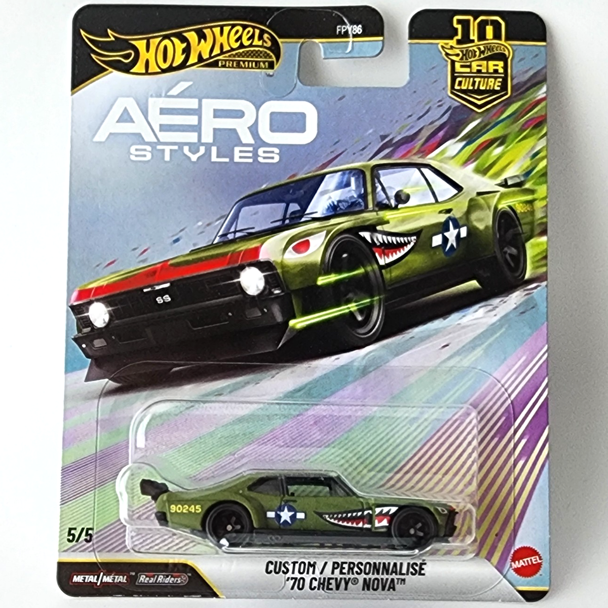 Hot Wheels Premium 2026 Aero Styles (U) Car Culture Set of 5 Cars