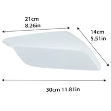 Left+Right White Side Mirror Cover Cap For Chevrolet For Chevy For  Malibu  