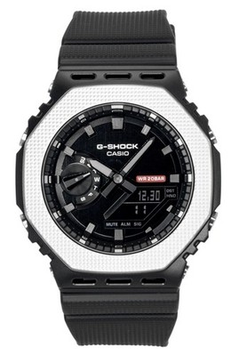 Casio G-Shock Quarz Sport Schwarz Zifferblatt GM-2100BM-1A 200M Herrenuhr