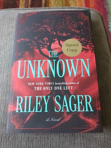 The Unknown Hardcover by Riley Sager Signed Copy Euc