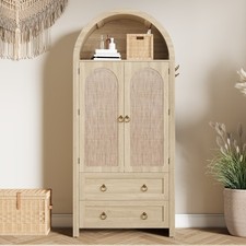 Sideboard Mehrzweckschrank Aufbewahrungsschrank mit 2 Schubladen Hochschrank