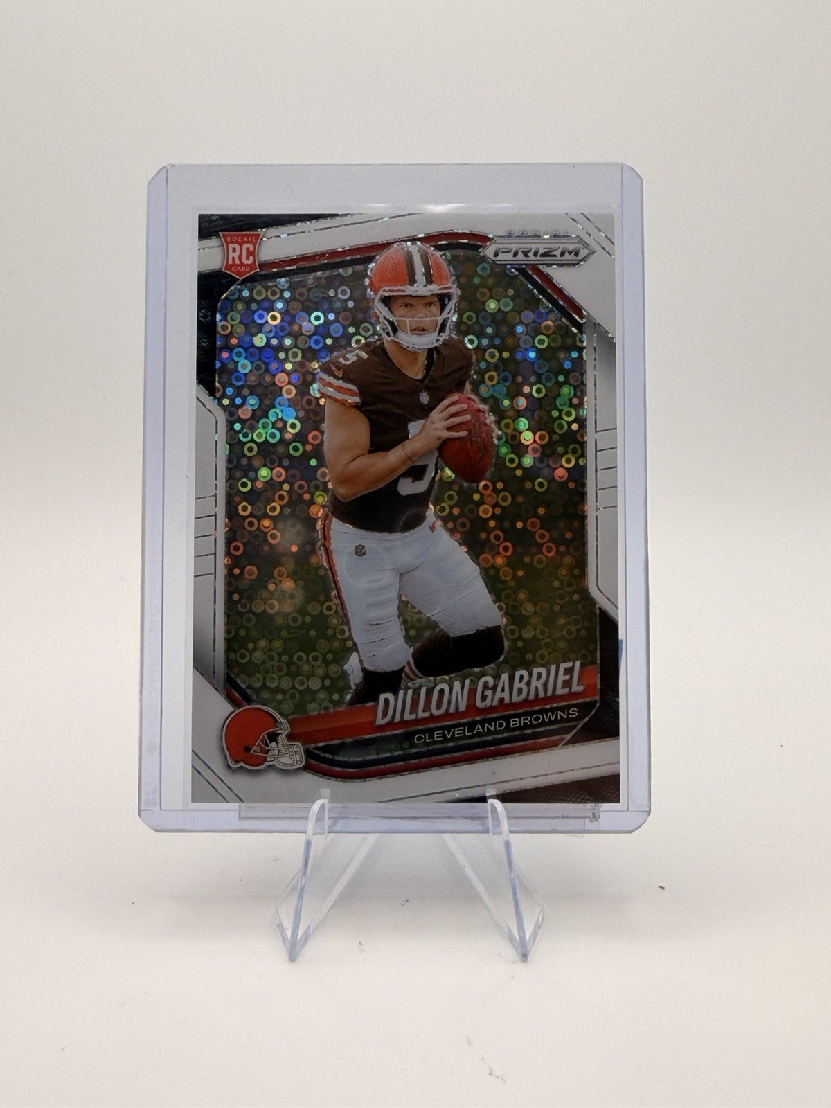 2025 Panini Prizm - Rookies Dillon Gabriel #372 White Disco Prizm (RC)