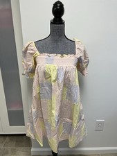 Urban Outfitters SEERSUCKER Striped BABYDOLL Dress (Size: MEDIUM) -- BRAND NEW!!