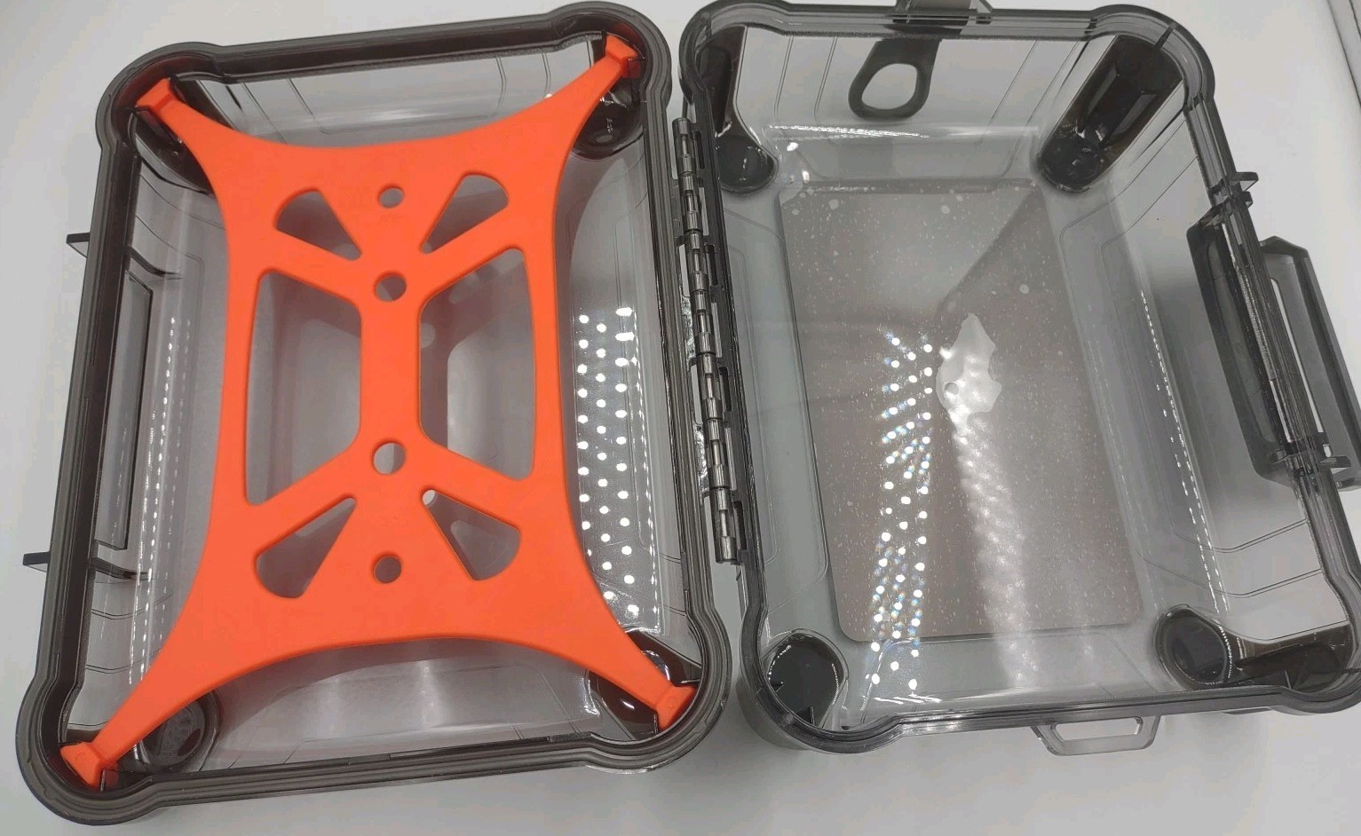 Adventuridge LARGE Gray Watertight Case Box, Gear Divider Camping, Watersports