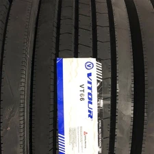 2 Tires Vitour VT66 255/70R22.5 Load H 16 Ply All Position Commercial