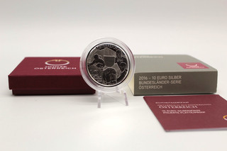 PRAGER: Österreich 10 Euro 2016 Bundesländer Österreich Silber [B27]#k