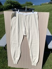 Vtg Thermal Underwear Long Johns r Pants Waffle Weave XL 42-44 Morgan Mills