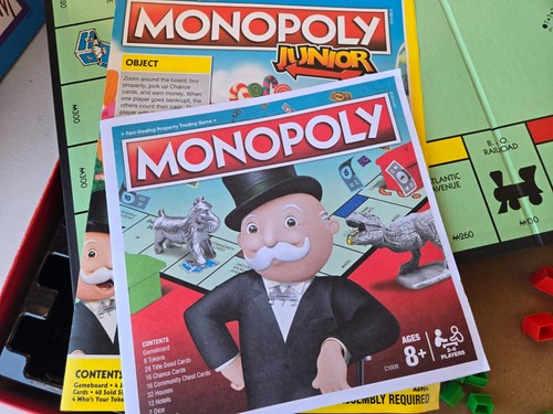 Monopoly Board Game 2017 New Tokens Dinosaur Duck Penguin Complete - Picture 8 of 11