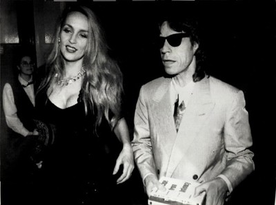 Foto Rolling Stones 1992, Jerry Hall und Mick Jagger - 10624609