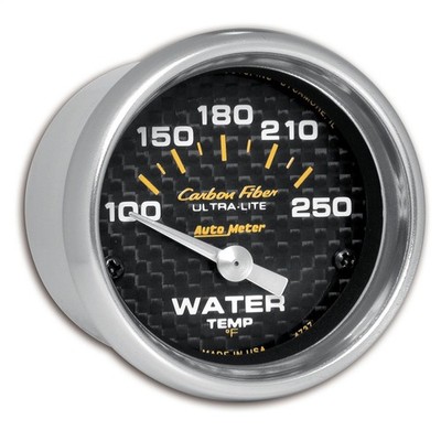 AutoMeter 4737 Kohlefaser Elektronisches Wasser Temperatur Messgerät