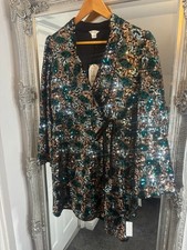 Monsoon Women’s Sasha Sequin Mini Dress sz 18 uk RRP £125