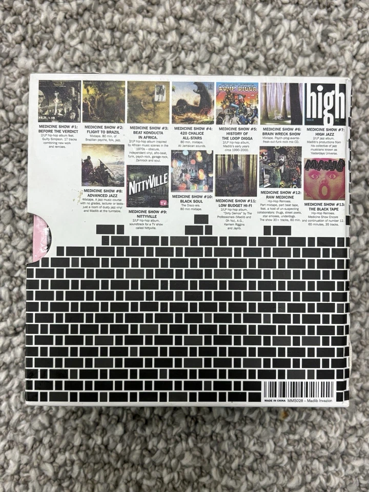 Medicine Show: The Brick [Box] by Madlib (CD, 13 Discs, Madlib Invazion) — 第 4/4 张图片