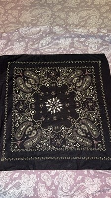 2 New Nike Air Jordan Travis Scott Cactus Jack Black Phantom Black Bandana Scarf