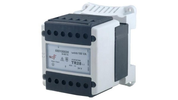 5904006715546 Transformator Sieciowy Moc Pozorna: 100VA 230VAC 24V Na Szynę DIN-image