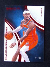 2024-25 Panini Immaculate Shai Gilgeous-Alexander #4 Red /49
