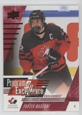 2024 Team Canada Juniors Program of Excellence Exclusives Porter Martone 0o5t