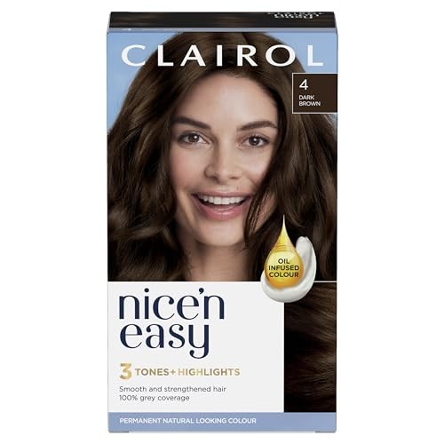Clairol Nice' N Easy Permanent Hair Dye 4 Dark Brown - Image 7