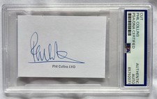 Phil Collins Signed Cut Autograph Genisis Psadna