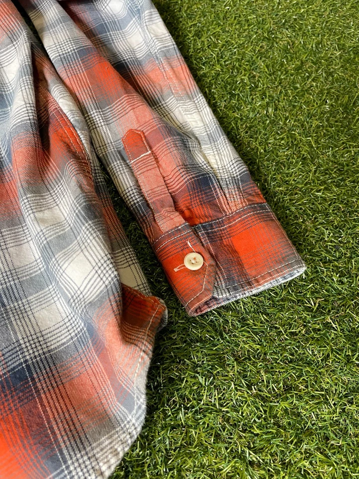 P.S. Camisa From Aéropostale Niños 14 Multi Cuadros Franela Cuadrada Algodón Abotonada Foto 4 de 4