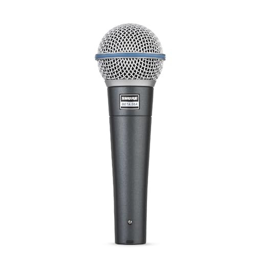 SHURE BETA 58A-J Dynamic Vocal Microphone: Supercardioid Unidirectional XLR - Picture 1 of 9
