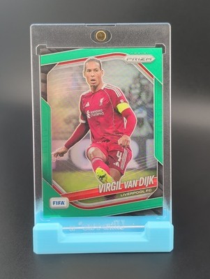 2025-26 Panini Prizm FIFA Virgil Van Dijk Liverpool Green /5 Number Match!