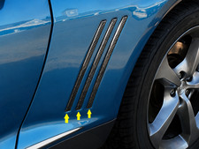 Real Carbon Fiber Side Vent Accent Trim 6pcs For Chevy Camaro 2010-2015 Real Carbon Fiber Side Vent Accent Trim 6pcs For Chevy Camaro 2010-2015