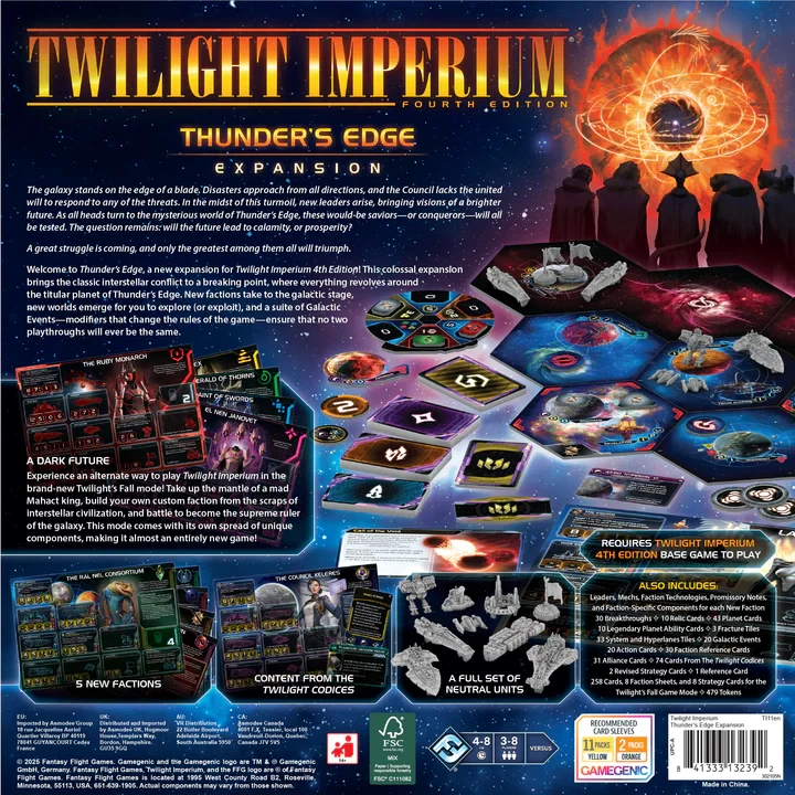 Twlight Imperium: Thunder's Edge Expansion - Image 2 of 4
