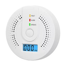 Carbon Monoxide Detector Warning Alarm Sensor LED Digital Battery Powered
