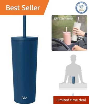 Durable 24oz Leak-Proof Insulated Tumbler with Lids   Home & Travel Essential
