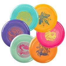 Wham-O Frisbee 6/4 Packs Flying Disc 9" for Beginners Sports Toy Set Outdoor Fun
