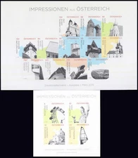 Austria Scott 2536-2551 Mint never hinged.