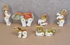 Vintage 1960s Fisher Price WOOD Circus Train WAGON #900 TOY LOT ANIMALS Wooden