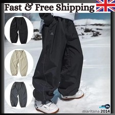 Unisex Board Ski Snowboard Pants Outerwear Loose Fit Waterproof Casual Baggy