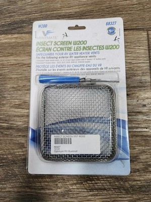 Ventmate 68327 Insect Screen Vnt W200 RV Water Heater Vent Safeguard 4.5 x 4.5''