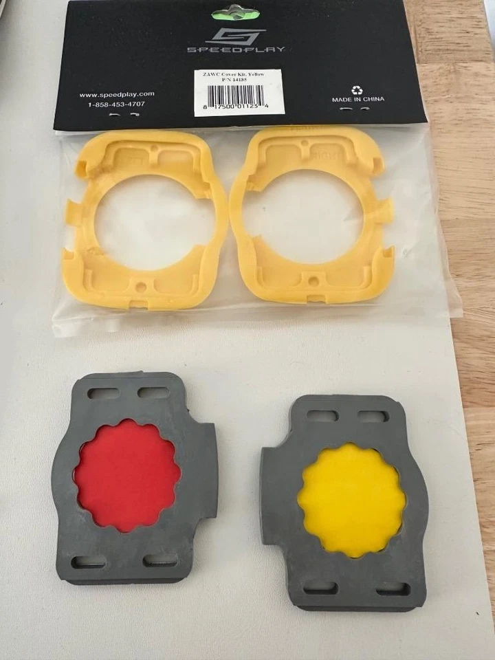 НОВЫЙ - Speedplay Zero Walkable Cleats 4 Нержавеющие Титановые Хромомолибденовые Педали Прокладки - Изображение 3 из 4