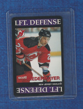 1996-97 Ultimate Line-up Team Out! Game Card Scott Niedermayer