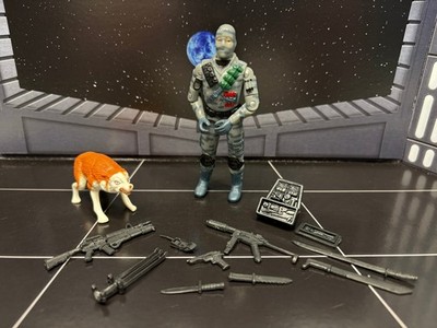 GI Joe Black Major Firefly Custom Figure Complete w/ Accessories Cobra Saboteur