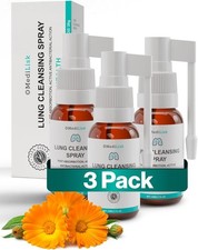 MediLisk Lung Cleansing Spray   Respiratory Support, Mucus 1 Fl Oz, White