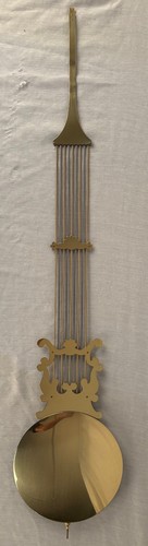 Howard Miller 610-351 grandfather clock lyre pendulum @ 1986 Hermle 1161-053AS