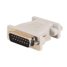 C2G 02902 Mac DB15 Male to VGA HD15 Female Adapter, Beige
