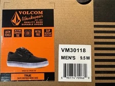 Men’s Volcom Work Shoes Size 9.5w Skateboarding Sneakers