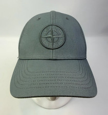 Stone Island Compass Logo Cap Gray One Size A...