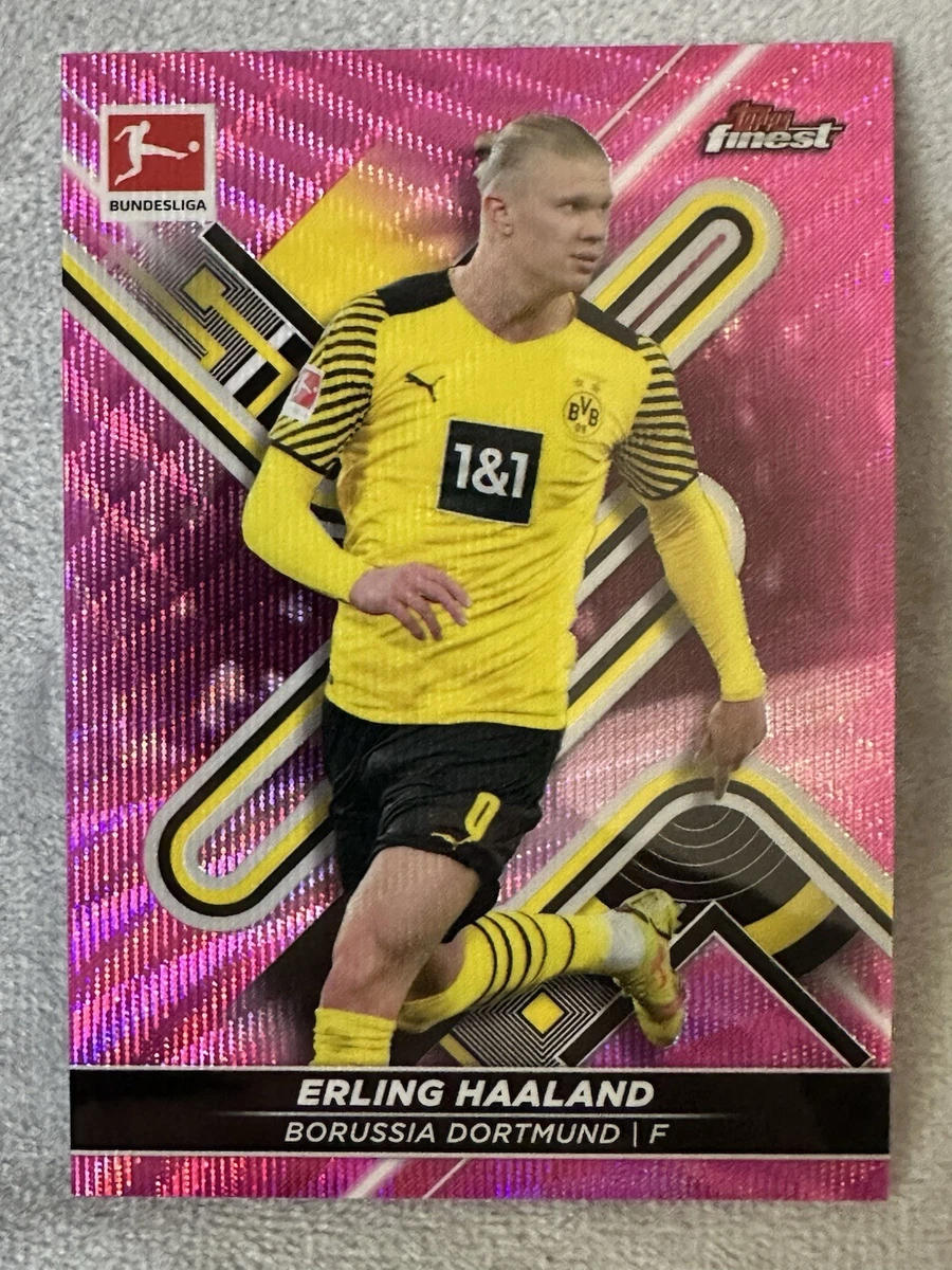 Topps Finest Bundesliga Erling Haaland #42 Trading Card 2021-22
