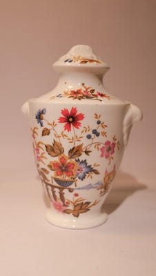 Floris Queens Bone China Topf Pourri Blumenvase Made in England Muttertagsgeschenk