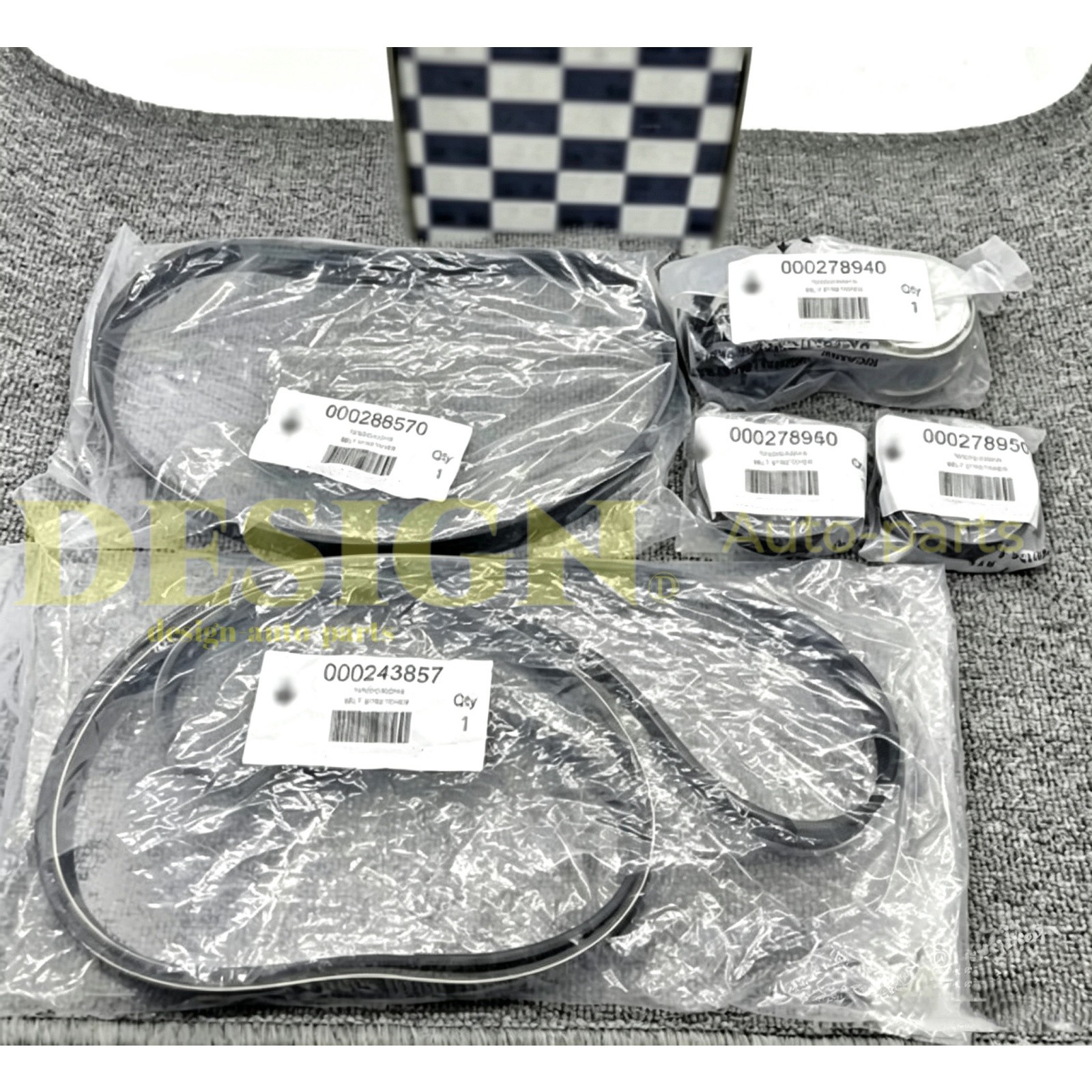 Maserati Quattroporte 2013-2017 Belt tensioner pulleys Set P/N 278950