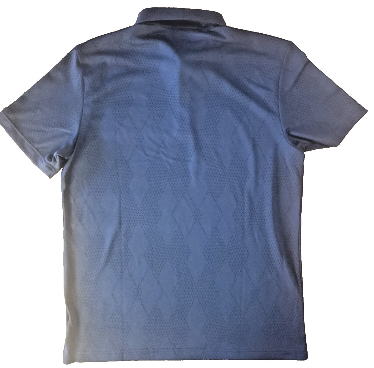 Adidas Golf Ultimate Micro Texture Golf Polo, Navy, Men's Medium thumbnail 8