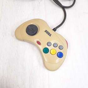 SEGA SATURN CONSOLE bundle with 1 controller & cables tested working Japan white